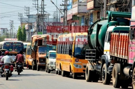 Fuel crisis continues in Tripura